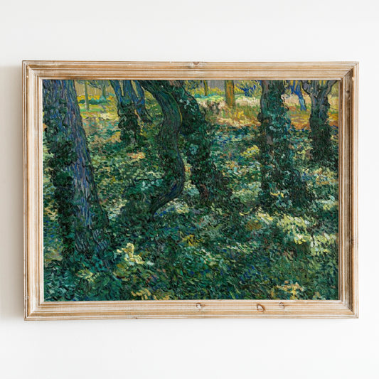 Undergrowth (1889) by Van Gogh