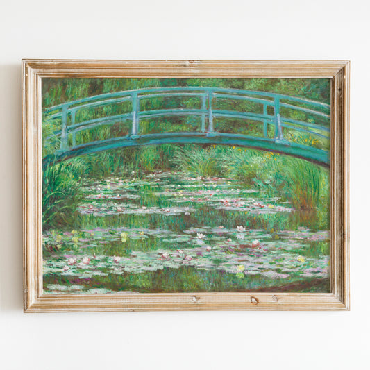 The Japanese Footbridge (1899) by Claude Monet