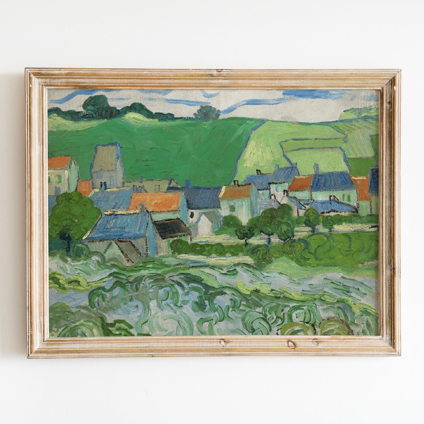 View of Auvers-sur-Oise (1890) by Van Gogh