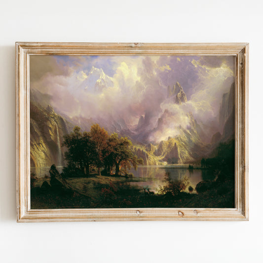 Rocky Mountain Landscape (1870) by Albert Bierstadt