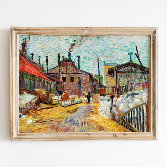The Factory (1887) by Van Gogh