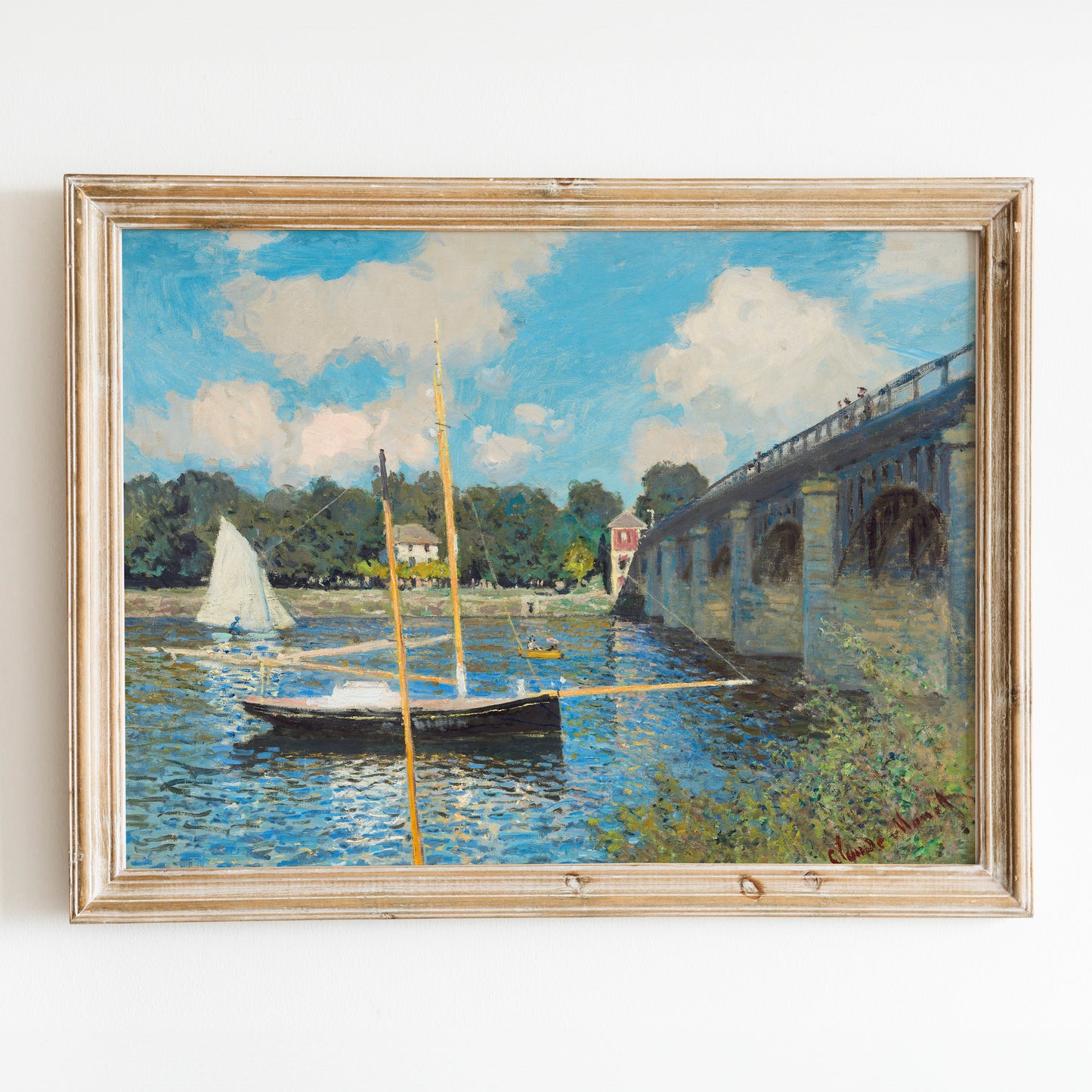 The Bridge at Argenteuil (1874) by Claude Monet