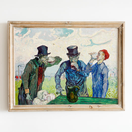 The Drinkers (1890) by Van Gogh