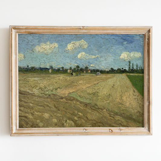 Ploughed Fields (1888) by Van Gogh