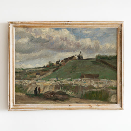 The Hill of Montmartre with Stone Quarry (1886) by Van Gogh
