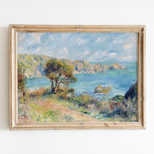 View at Guernsey (1883) by Pierre-Auguste Renoir