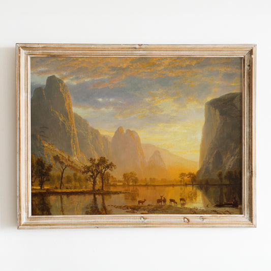Valley of the Yosemite (1864) by Albert Bierstadt