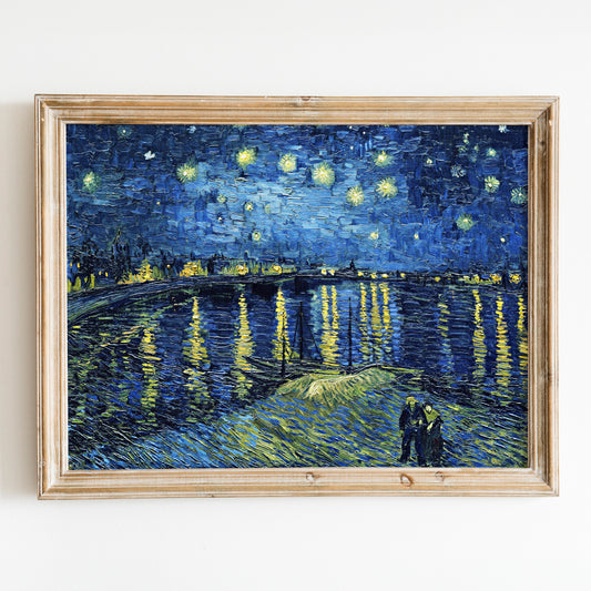 Starry Night Over the Rhône by Van Gogh
