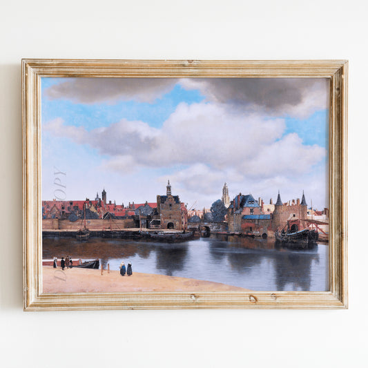 View of Delft by Johannes Vermeer