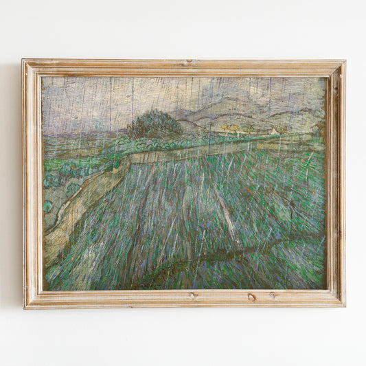 Dutch Rain (1889) by Van Gogh