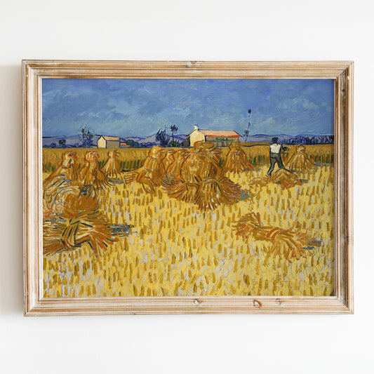 Harvest in Provence (1888) by Van Gogh