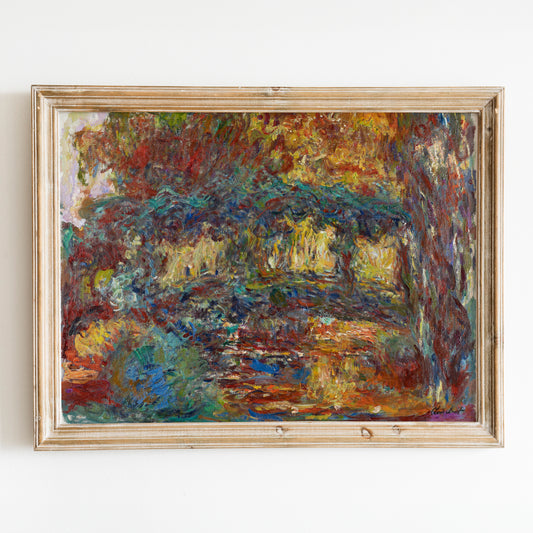 The Japanese Footbridge (1920–1922) by Claude Monet