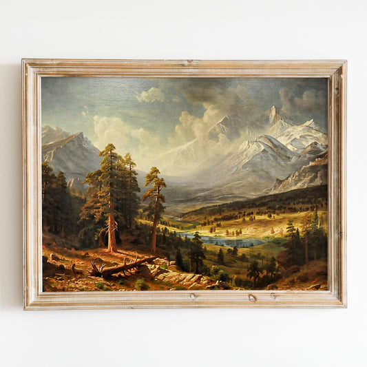 Estes Park Colorado by Albert Bierstadt