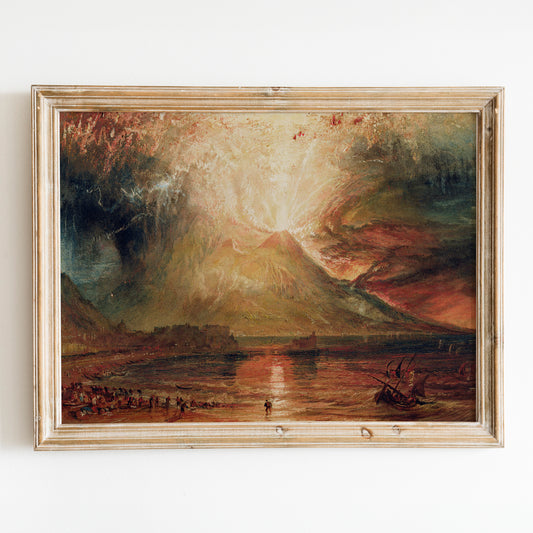 Vesuvius in Eruption by Joseph Mallord William Turner