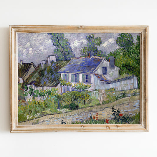 Houses at Auvers (1890) by Van Gogh