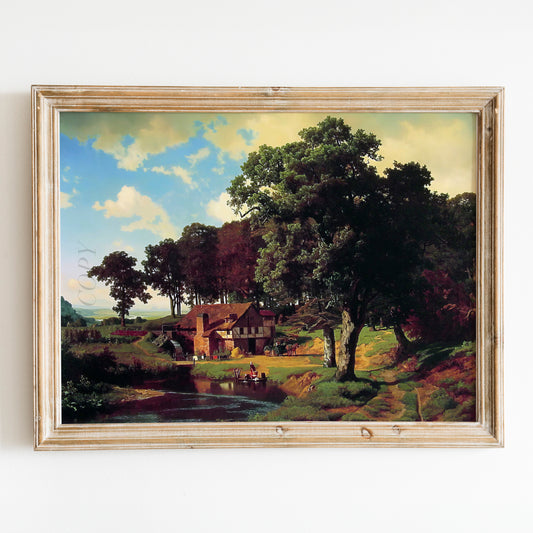 Rustic Mill by Albert Bierstadt