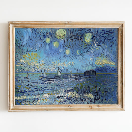 Seascape Van Gogh Style