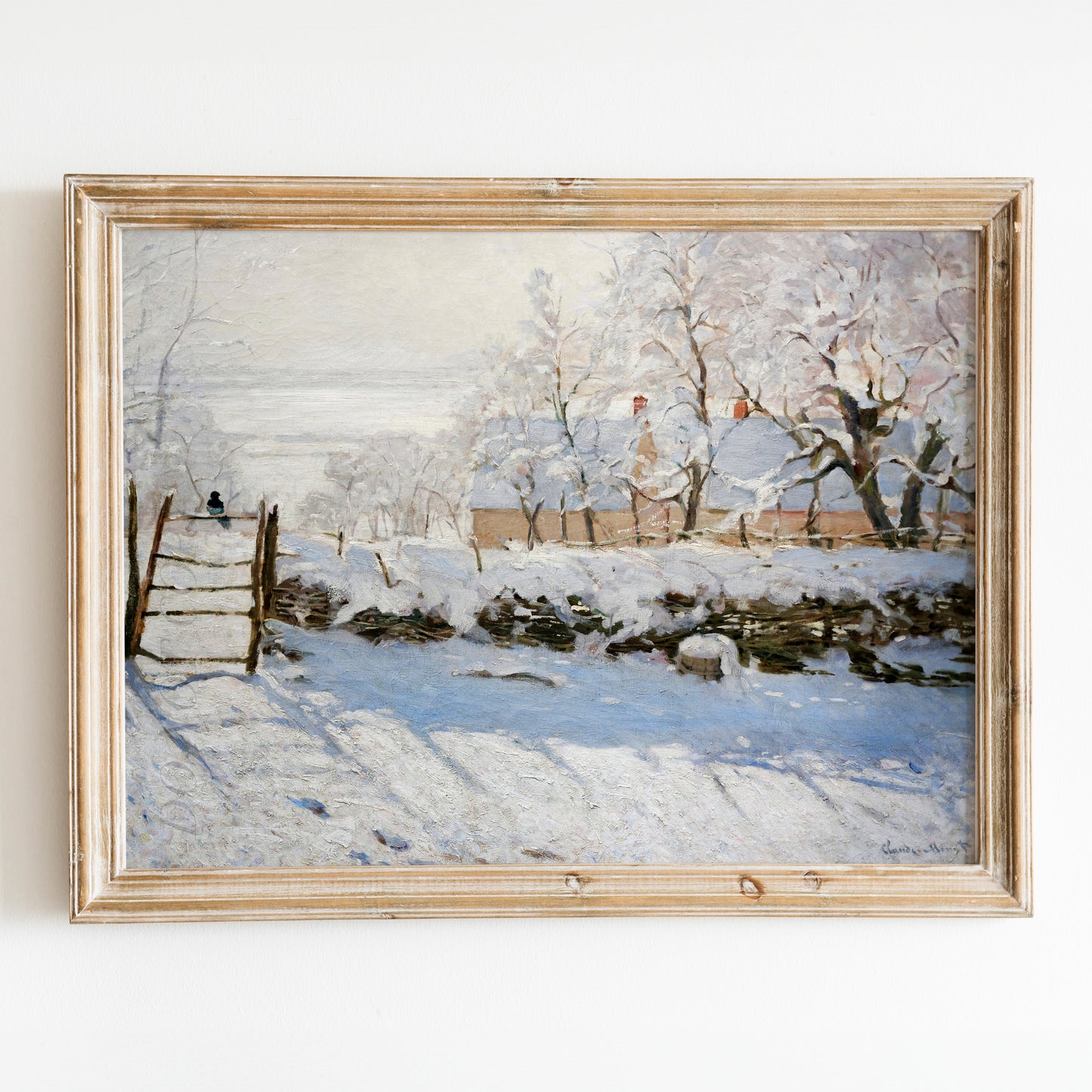 The Magpie (1868–1869) by Claude Monet