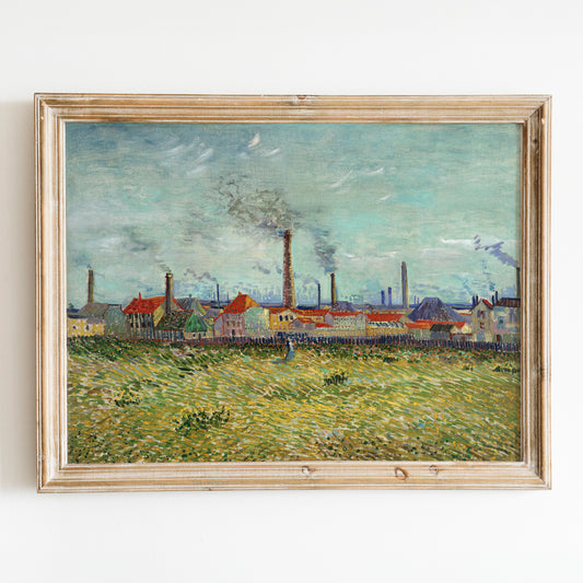 Factories at Clichy (1887) by Van Gogh