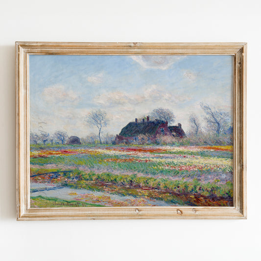 Tulip Fields at Sassenheim (1886) by Claude Monet