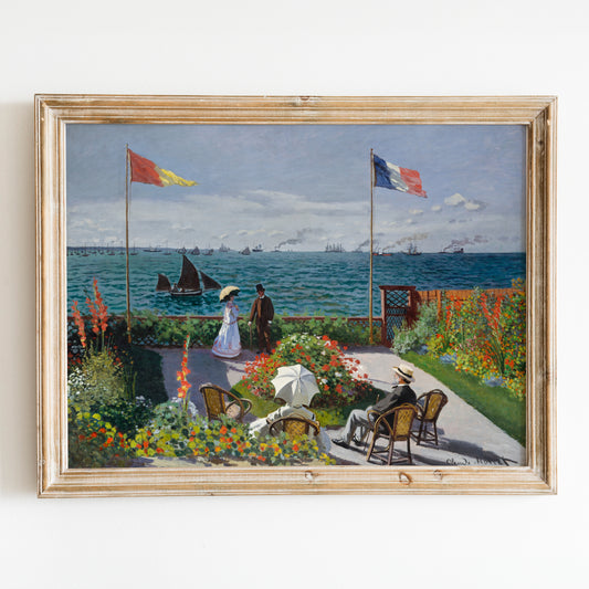 Garden at Sainte-Adresse (1867) by Claude Monet