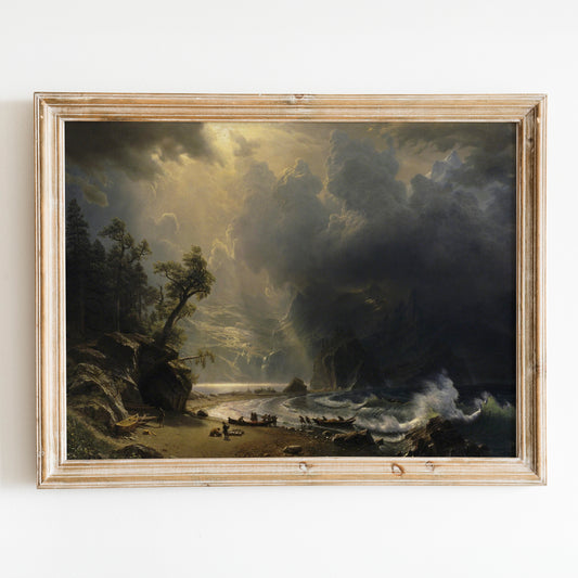 Puget Sound on the Pacific Coast (1870) by Albert Bierstadt