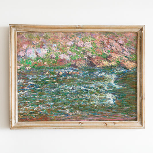 Rapids on the Petite Creuse at Fresselines (1889) by Claude Monet