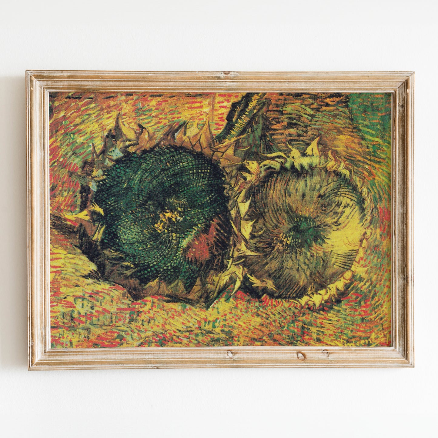 Two Cut Sunflowers (1887) by Van Gogh