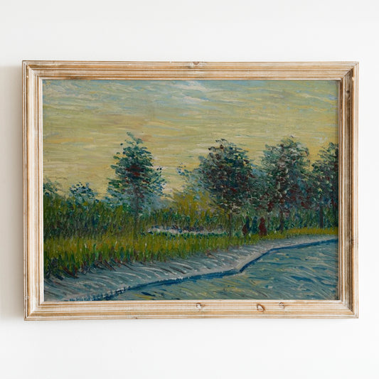 Square Saint-Pierre at Sunset (1887) by Van Gogh