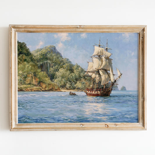 Treasure Island Cocos by Montague Dawson