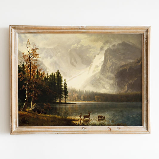 Estes Park, Whyte's Lake Colorado by Albert Bierstadt