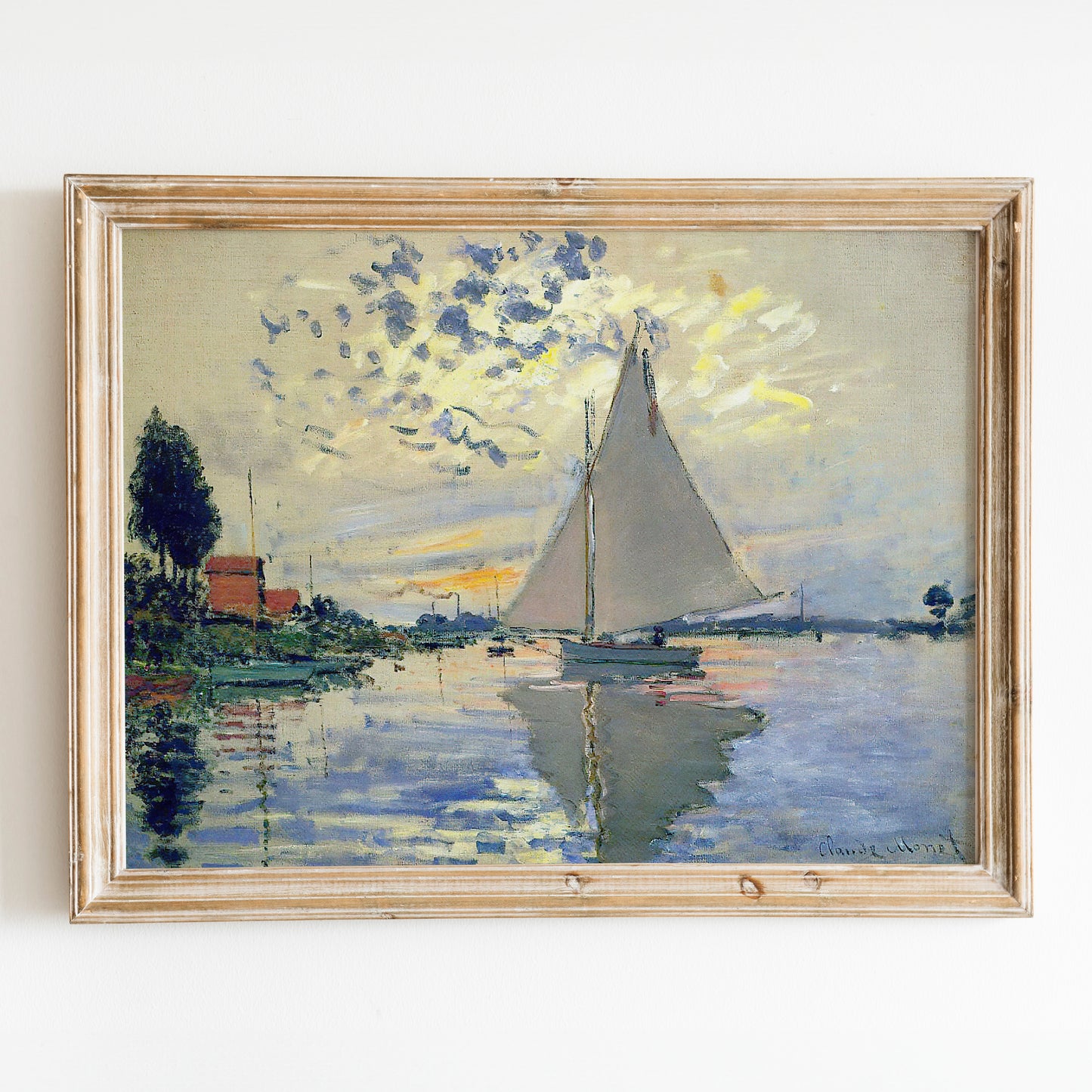 Sailboat by Claude Monet