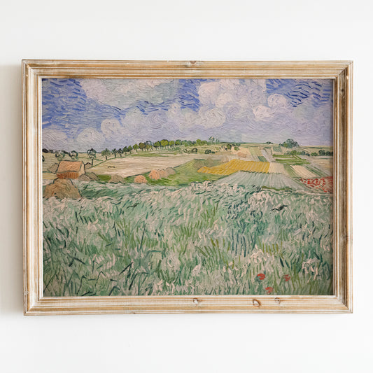 Plain Near Auvers (1890) by Van Gogh