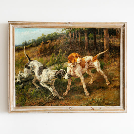 Two Pointers - Victorian Hunting Dogs by Edmund Henry Osthaus