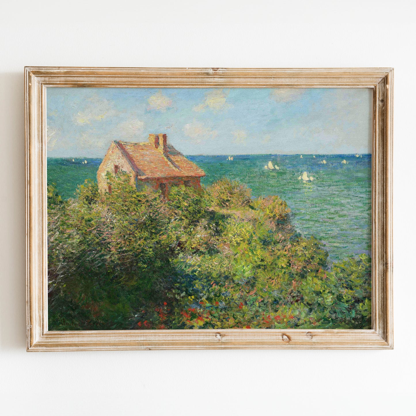 Fisherman's Cottage at Varengeville by Claude Monet