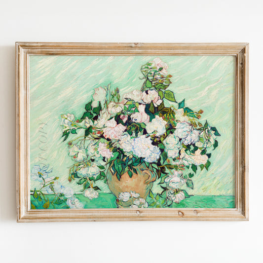 Roses (1890) by Van Gogh