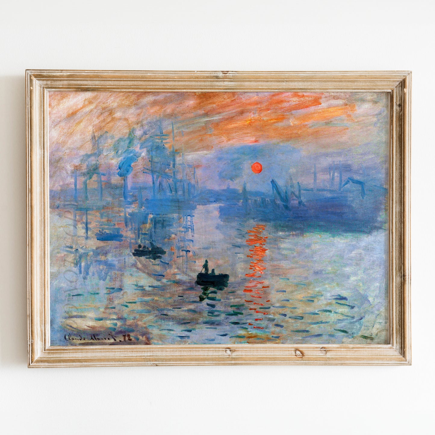 Sunrise - Impression (1872) by Claude Monet