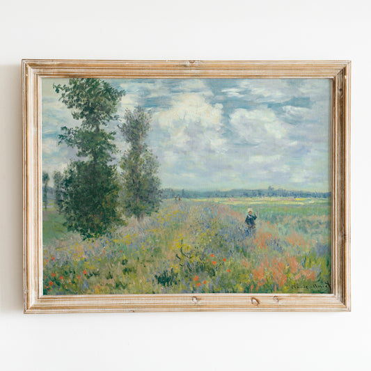 Poppy Fields near Argenteuil (1875) by Claude Monet