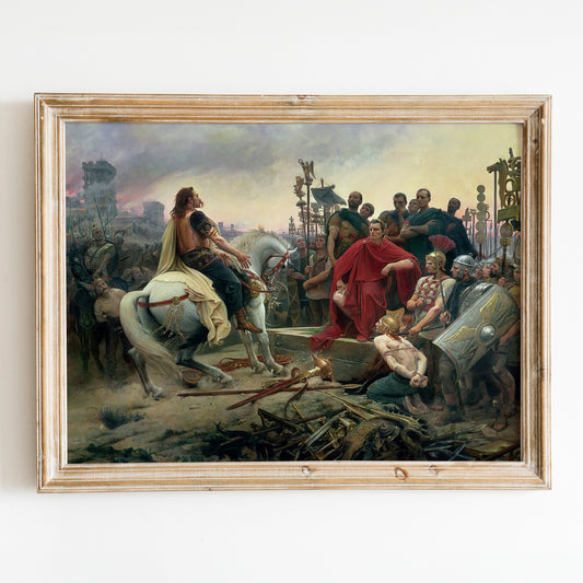 Vercingetorix throws down his arms at the feet of Julius Caesar