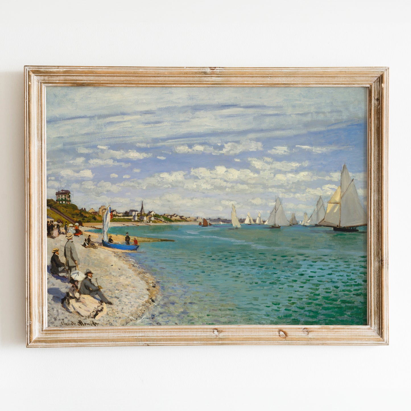 Regatta at Sainte-Adresse (1867) by Claude Monet