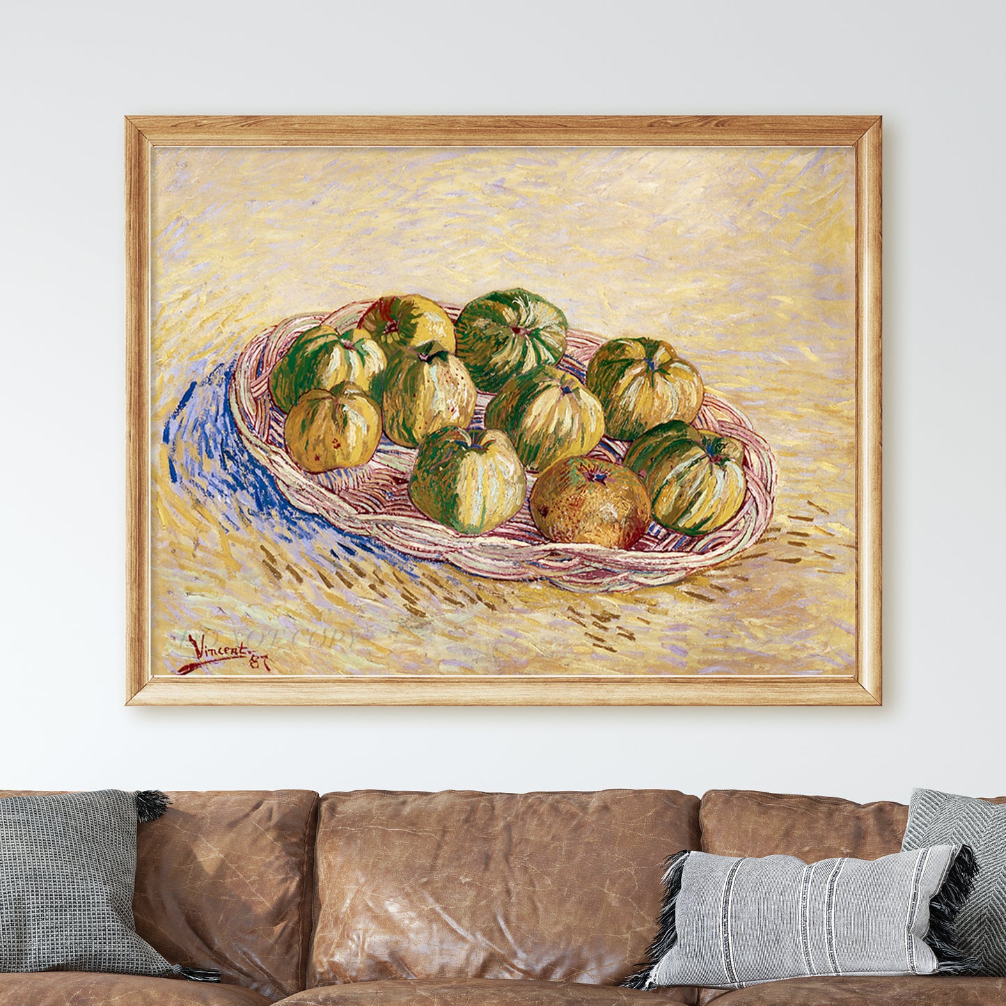 Still Life, Basket of Apples (1887) by Van Gogh