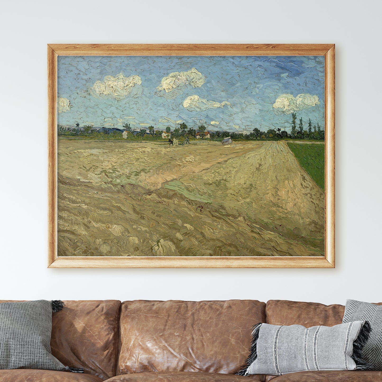Ploughed Fields (1888) by Van Gogh
