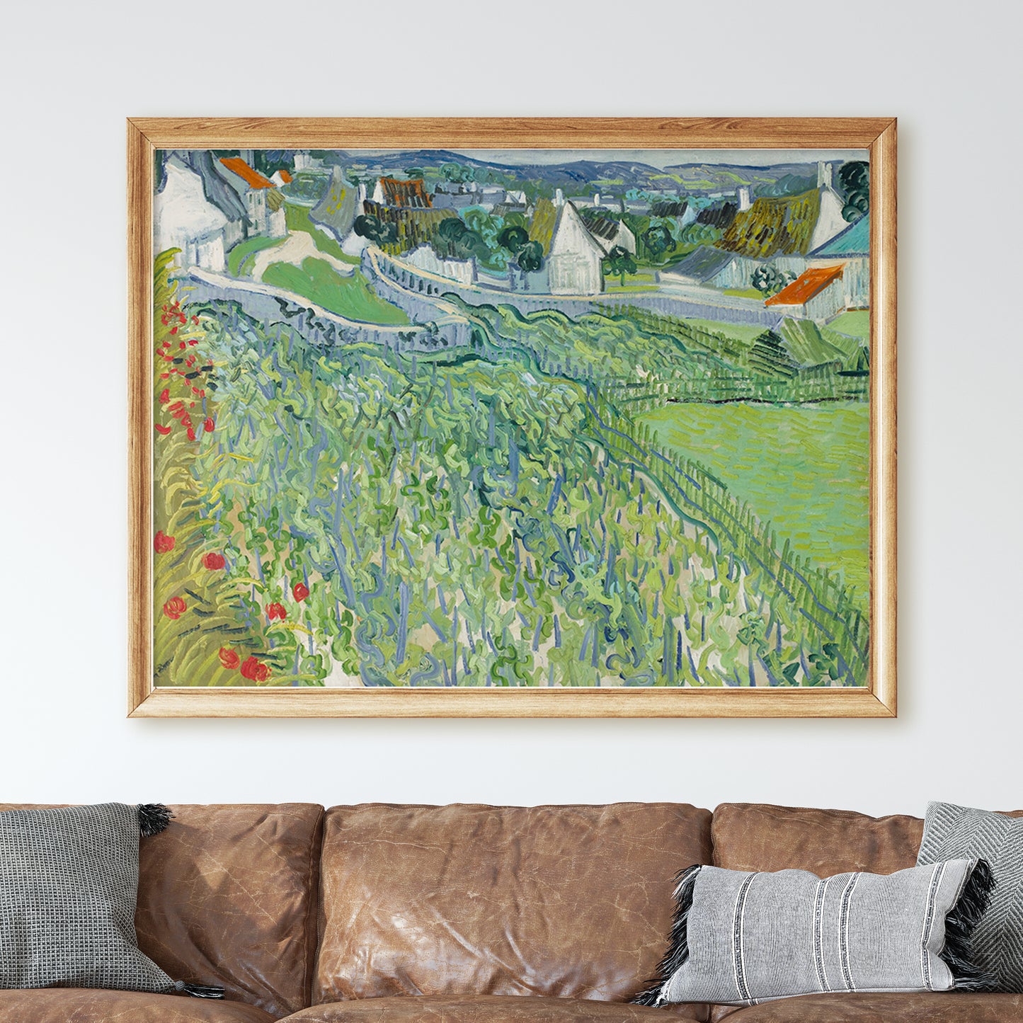 Vineyards at Auvers (1890) by Van Gogh