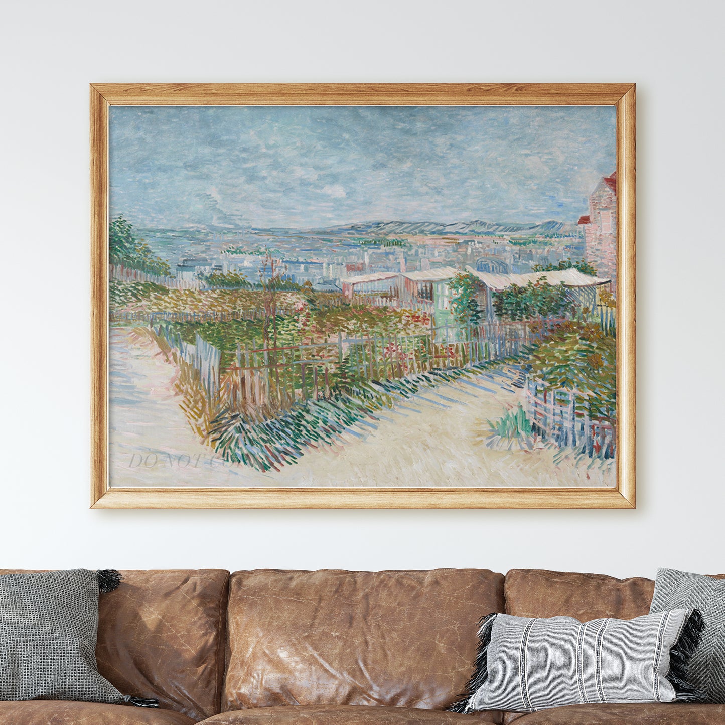 Montmartre: Behind the Moulin de la Galette (1887) by Van Gogh