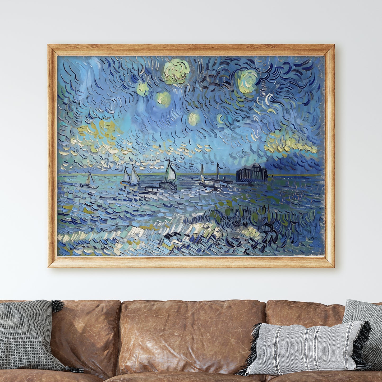 Seascape Van Gogh Style