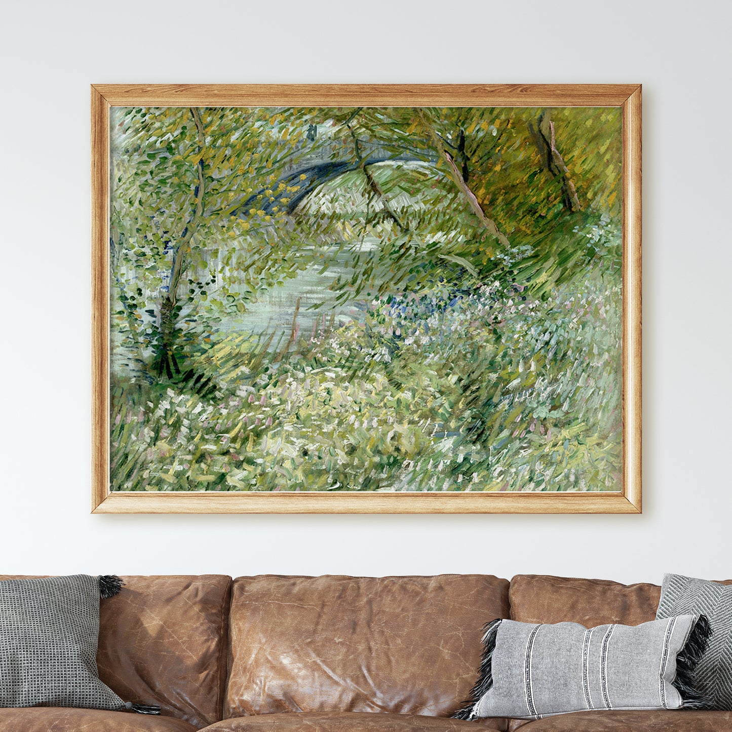 River Bank in Springtime (1887) by Van Gogh