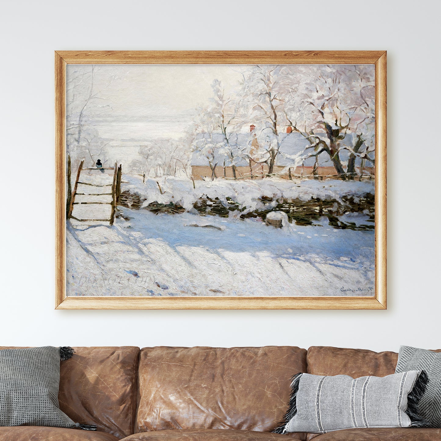 The Magpie (1868–1869) by Claude Monet