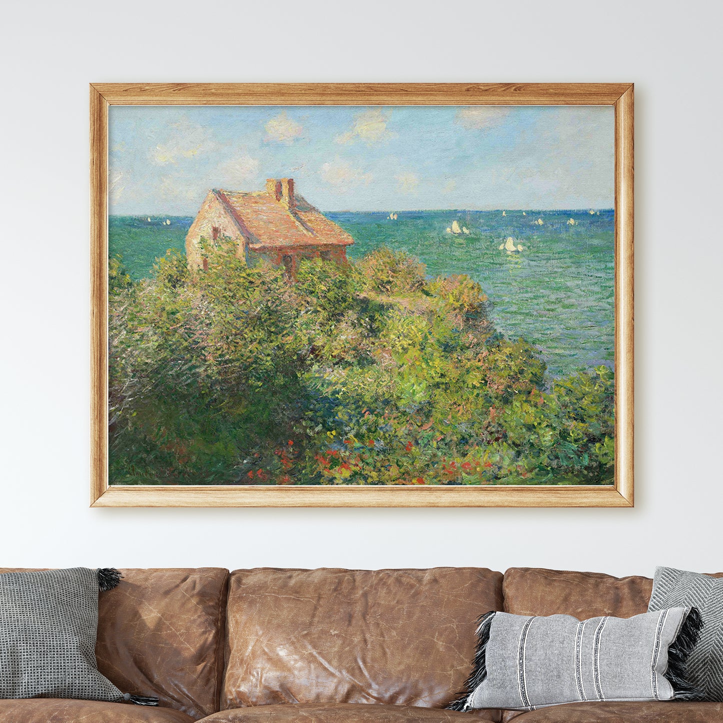 Fisherman's Cottage at Varengeville by Claude Monet