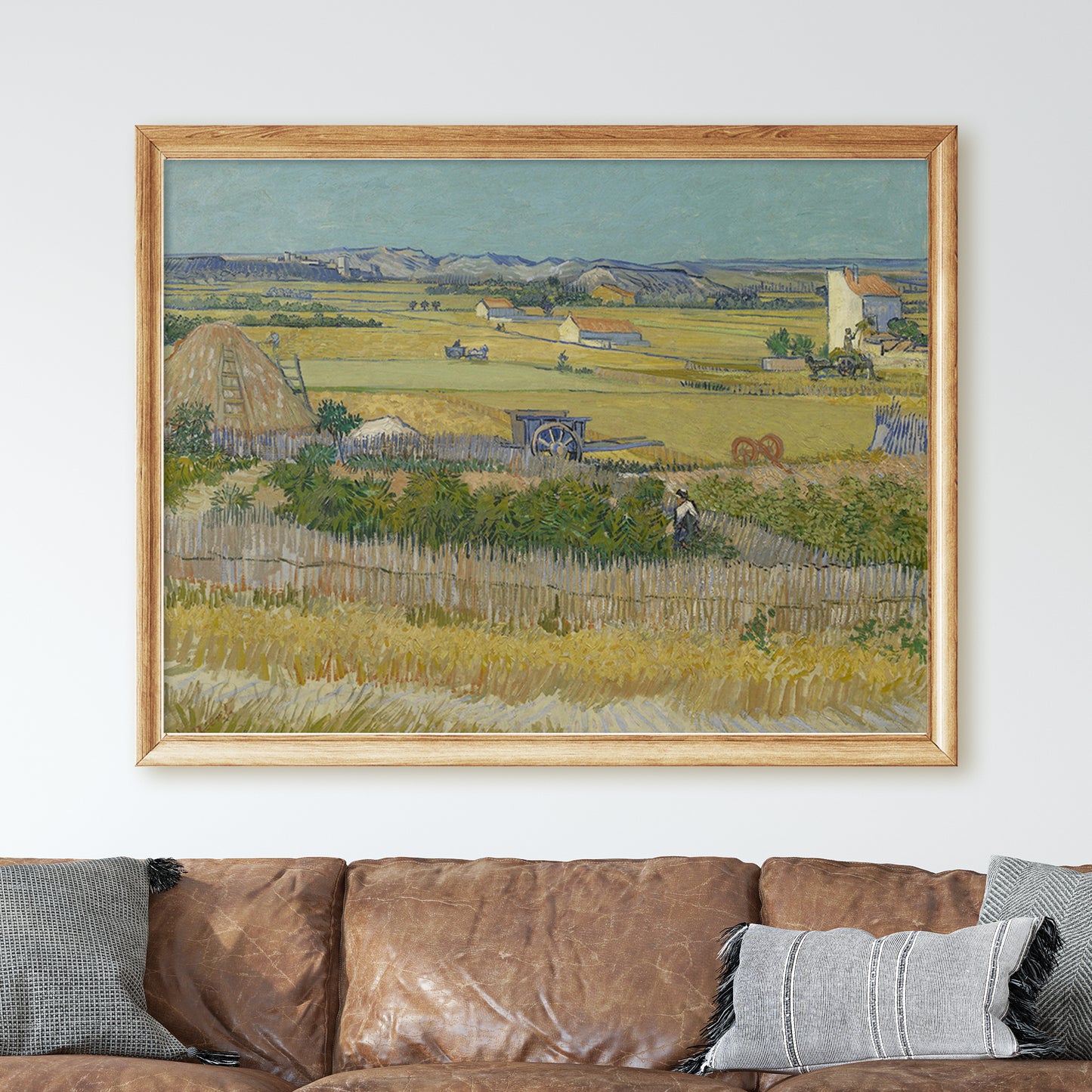The Harvest (1888) by Van Gogh