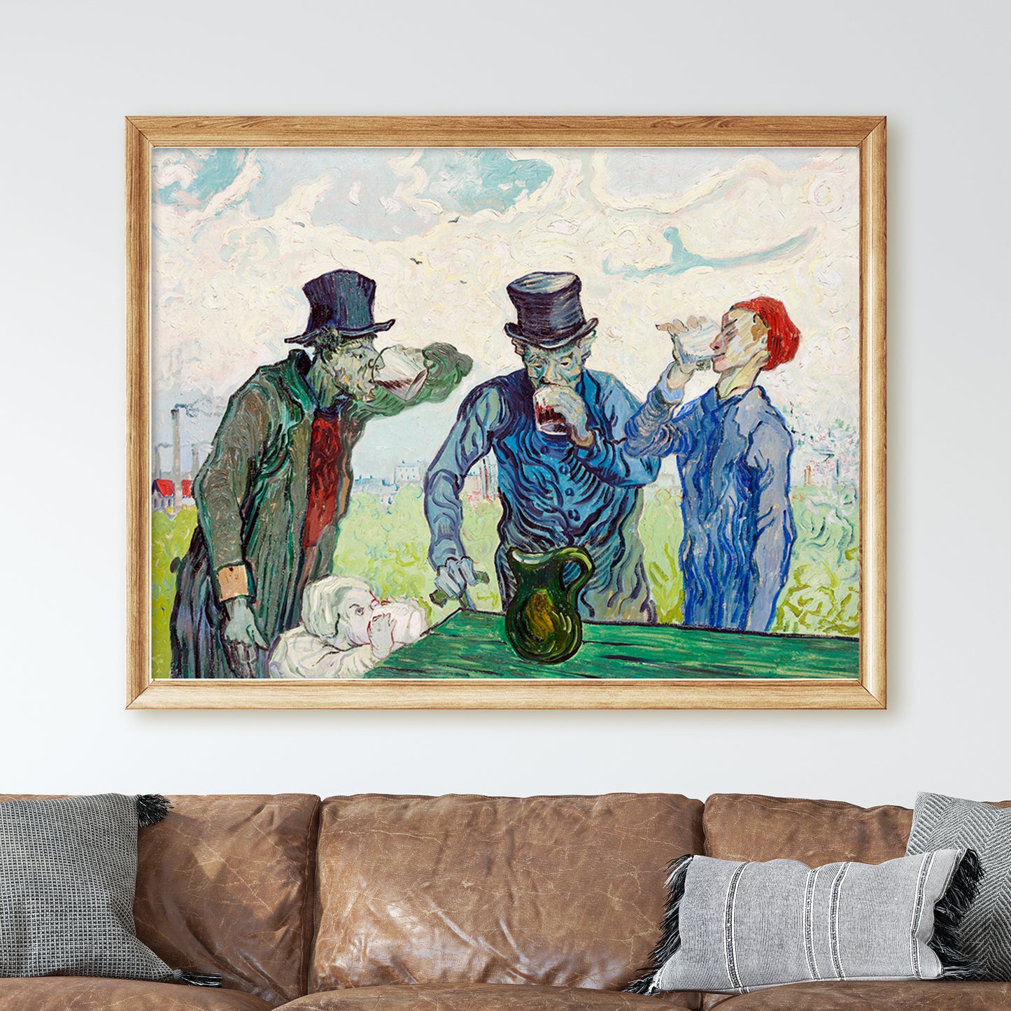 The Drinkers (1890) by Van Gogh